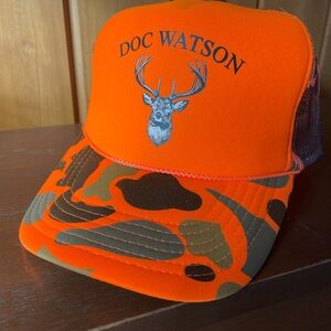 DomeSwap OTTO Vibrant Orange Camo Mesh Hat